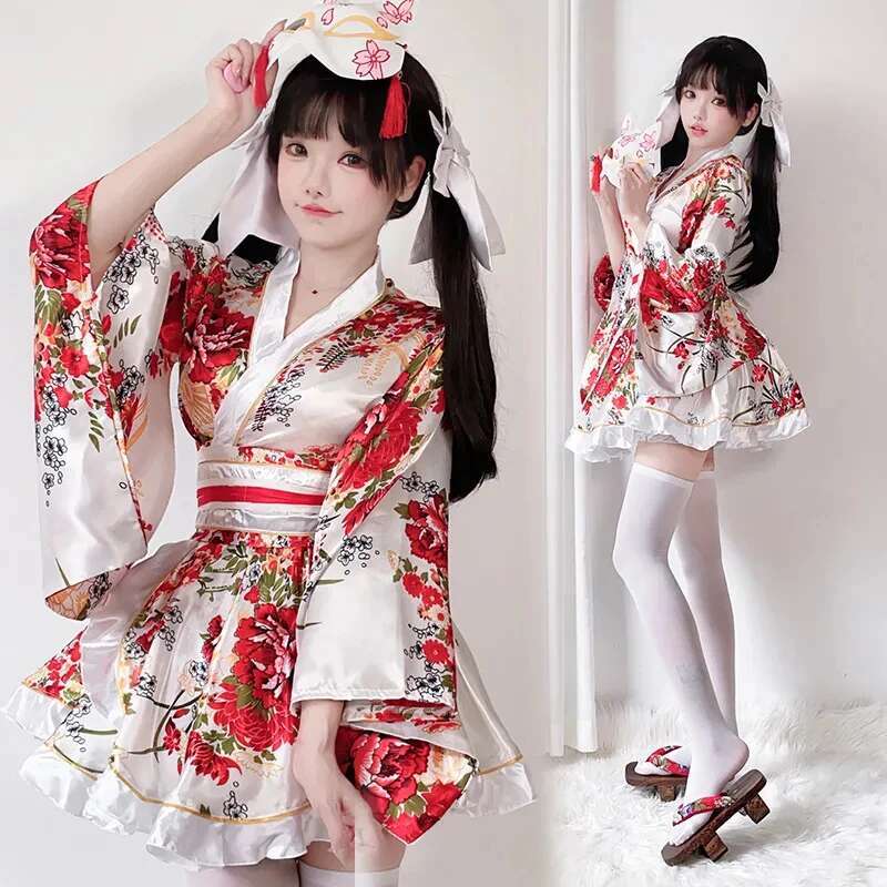 Bathrobe - Gaun Kimono Modifikasi Jepang untuk Wanita