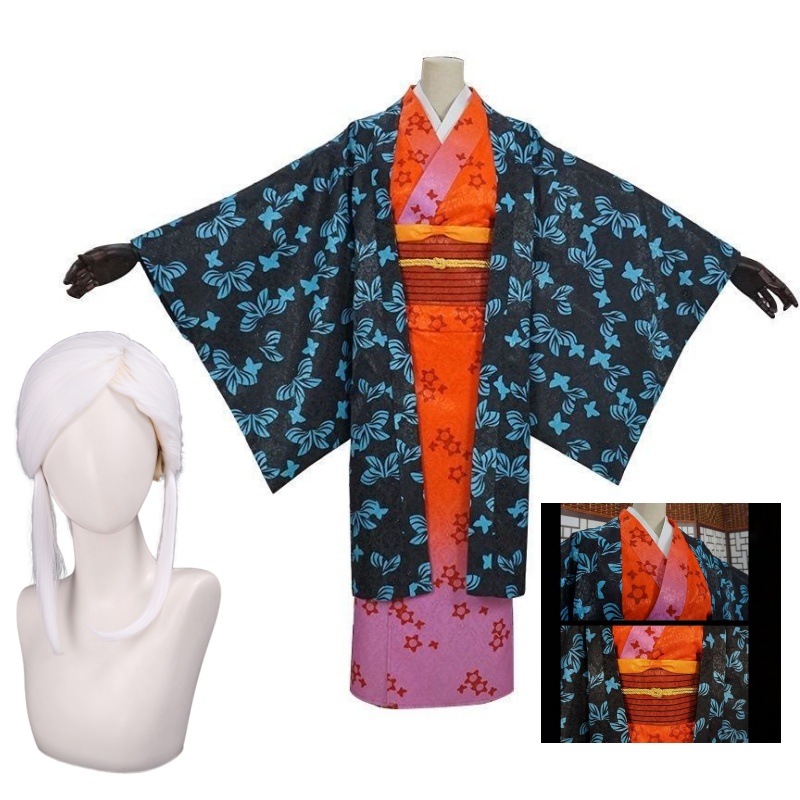 Bathrobe - Kostum Cosplay Anime Ubuyashiki Amane Jubah