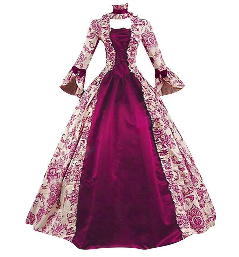 Bathrobe - Gaun Cosplay Marie Antoinette Abad Pertengahan
