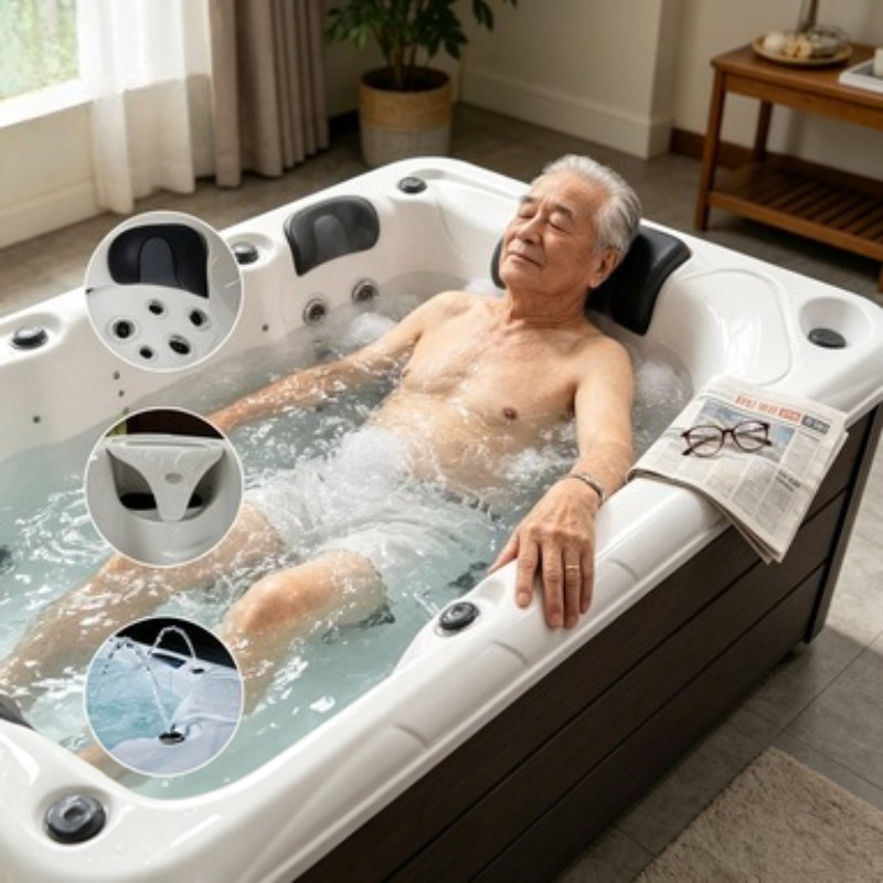 Spa Massager - Bak Mandi Pijat Akrilik Whirlpool Spa