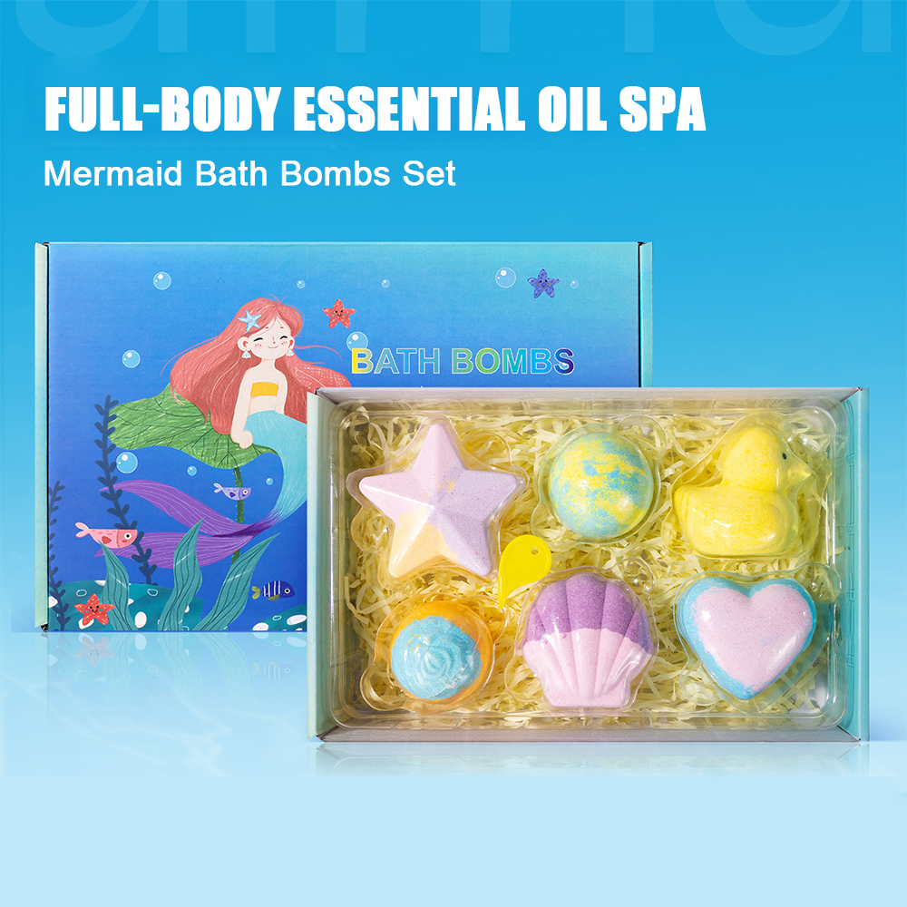 Bath Salts - 6Pcs Set Hadiah Bom Mandi untuk