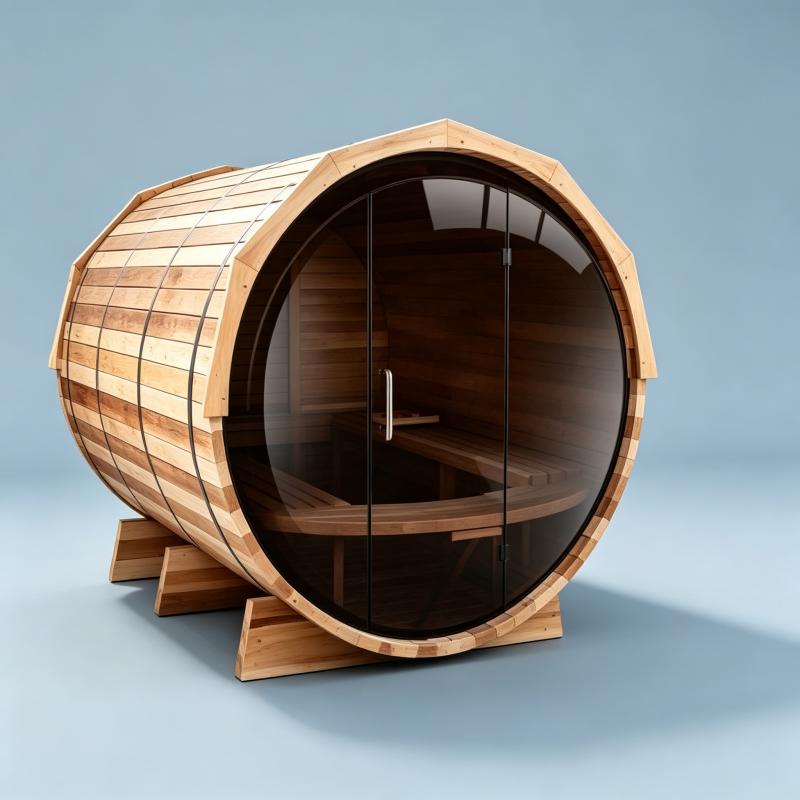 Spa Wellness Gym - Ruang Sauna Premium Ukuran Khusus Kayu