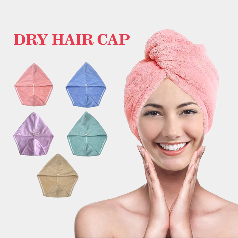 Spa Towel - Bungkus handuk rambut Microfiber wanita, bungkus