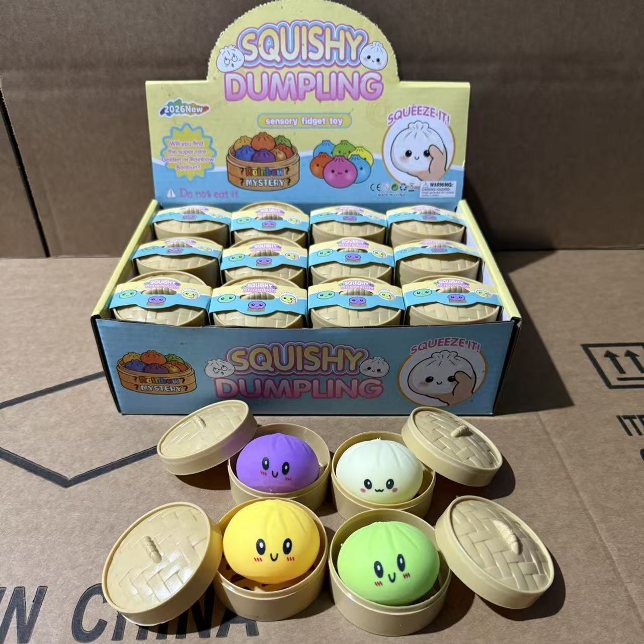 Face Steamer - Mainan Squishy Bun Kukus Wajah Tersenyum