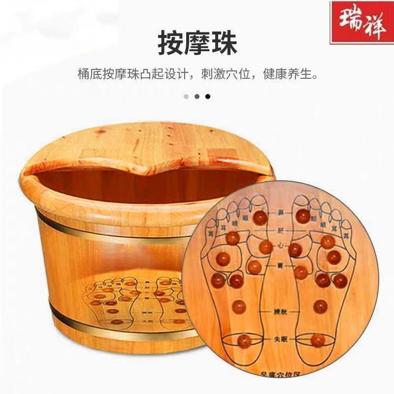 Bak Rendam Kaki Kayu Cedar, Ba - Spa Massager ulasan dan harga