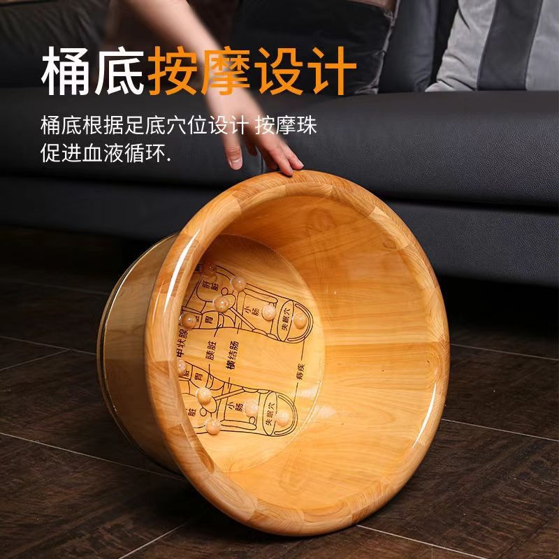 Bak Rendam Kaki Kayu Cedar, Ba - Spa Massager ulasan dan harga