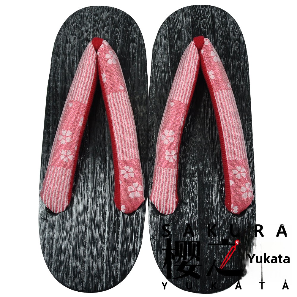 Sandal Kayu Sakura Yukata, Pro - Bathrobe ulasan dan harga