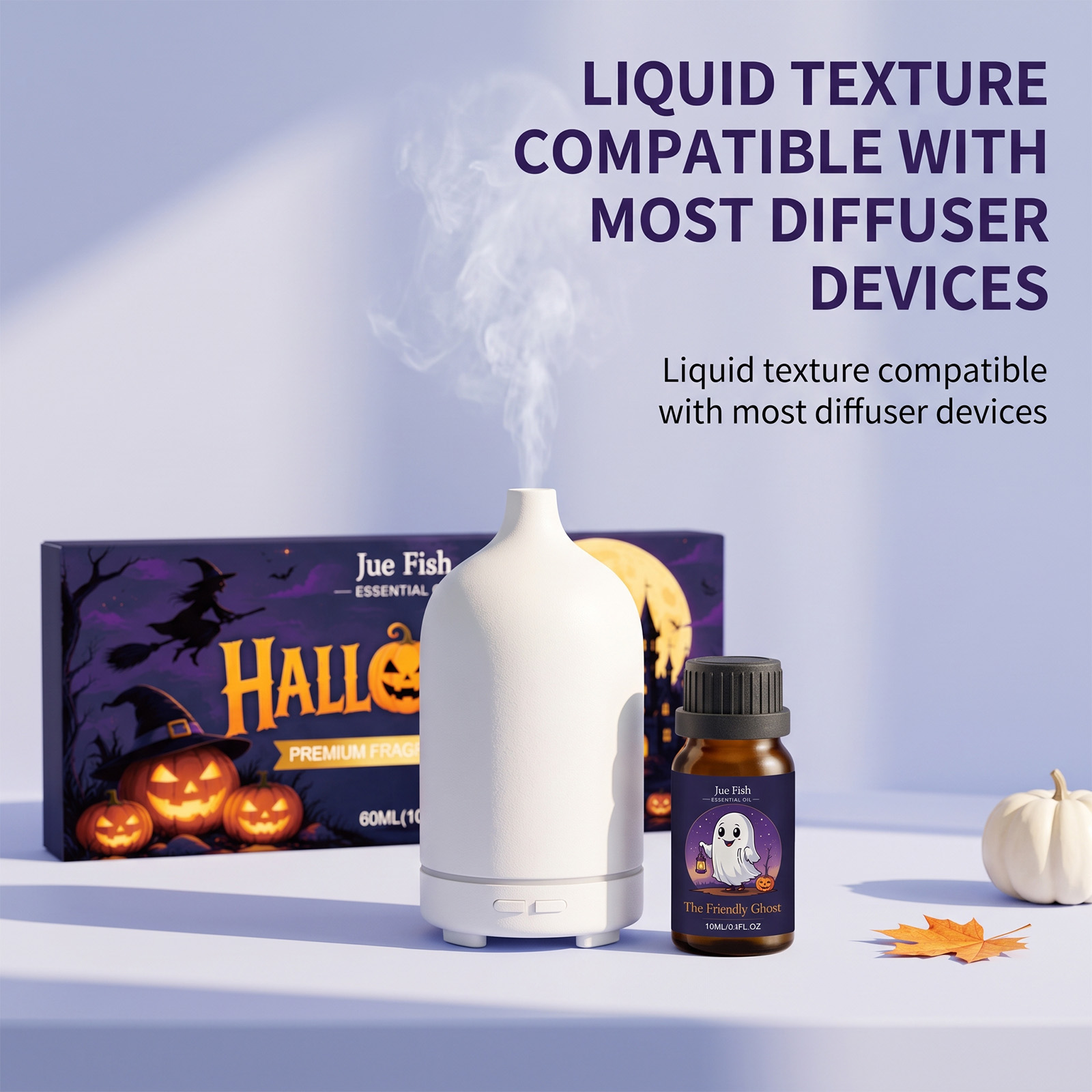 Set Minyak Esensial Halloween, - Aromatherapy Diffuser ulasan dan harga