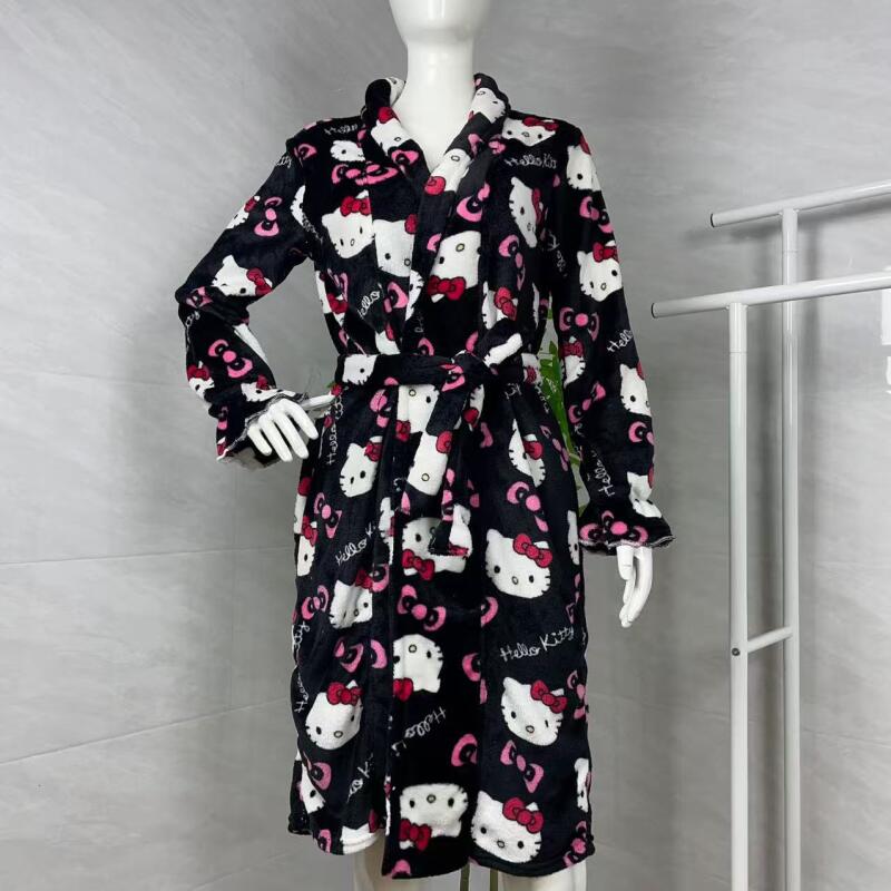Baju Tidur Hello Kitty Jubah M - Bathrobe ulasan dan harga