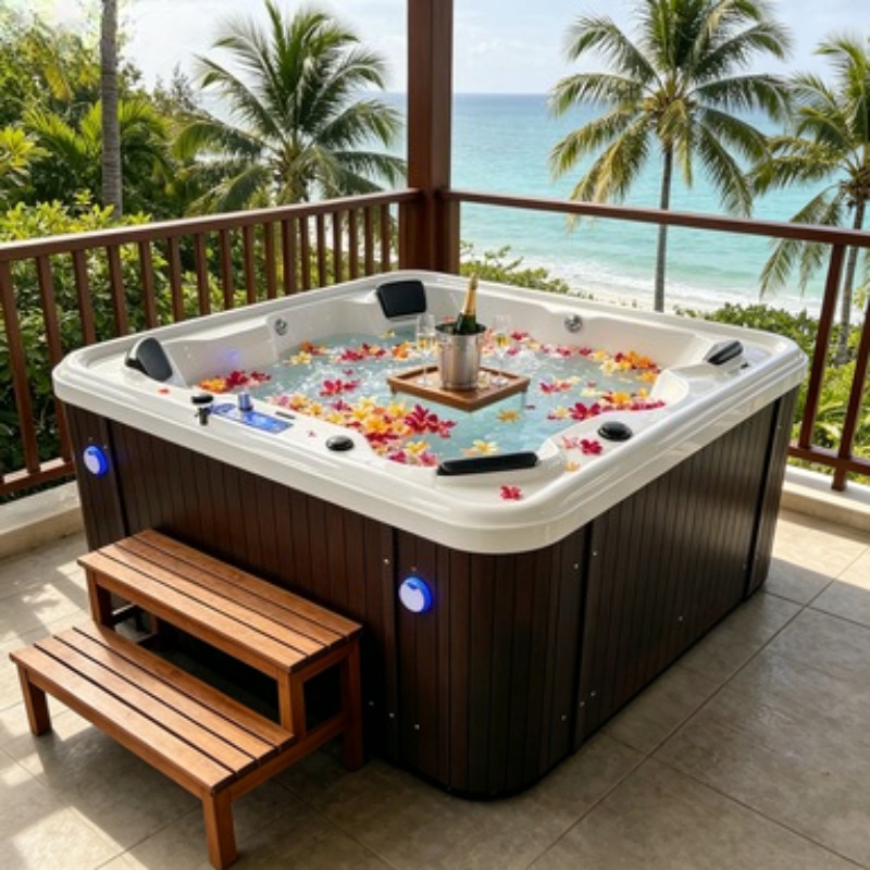 Bak Mandi Air Panas Akrilik Wh - Spa Massager ulasan dan harga