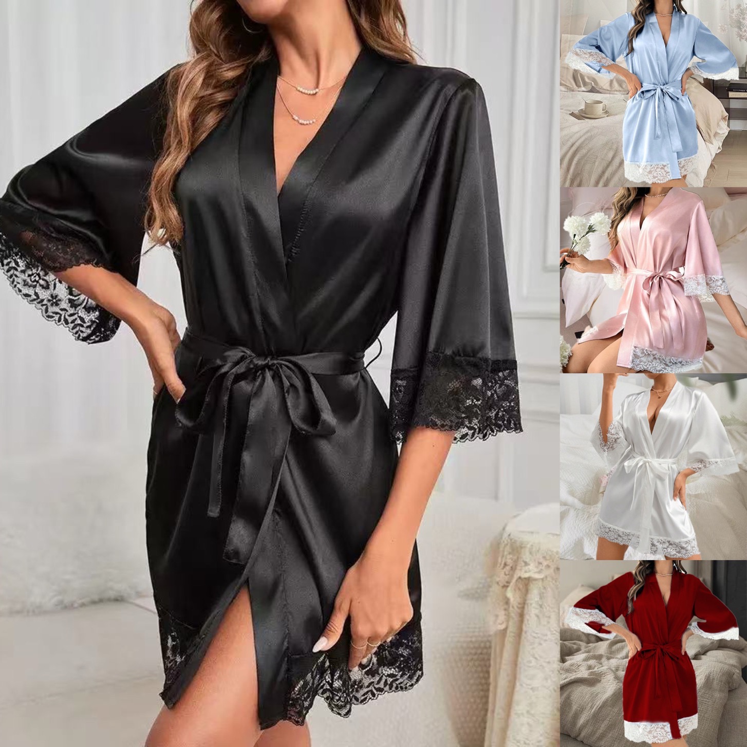 Gaun mandi pengantin Eropa dan - Bathrobe ulasan dan harga
