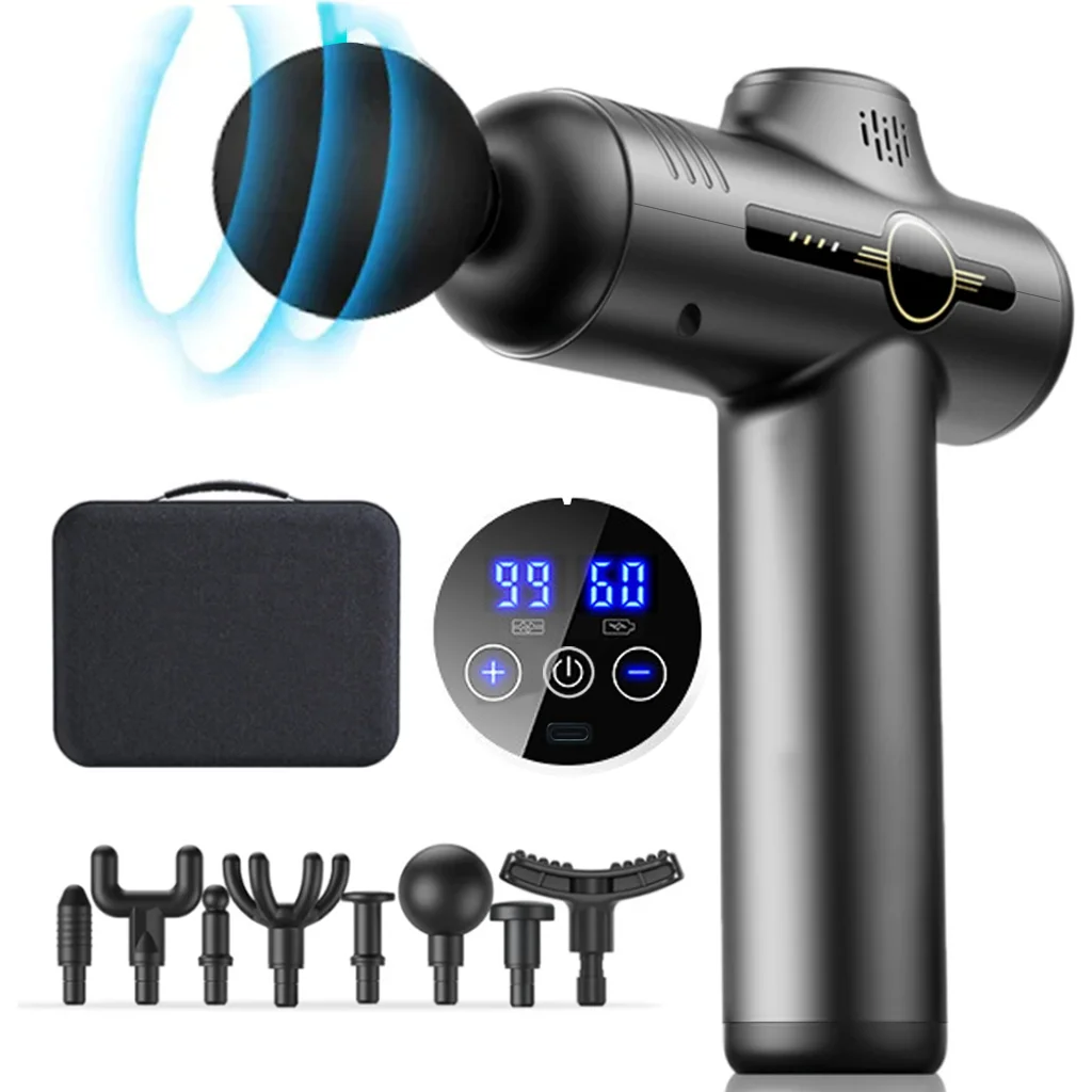 Pistol Pijat Elektrik, Alat Pi - Massage Gun ulasan dan harga
