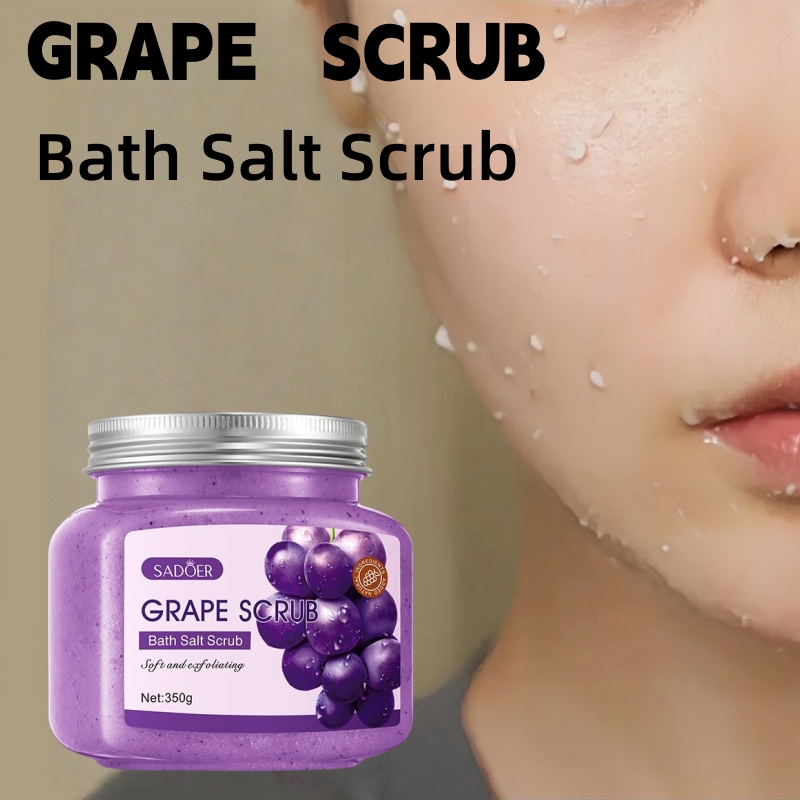Grape Bath Salt Scrub 350g, Ek - Bath Salts ulasan dan harga