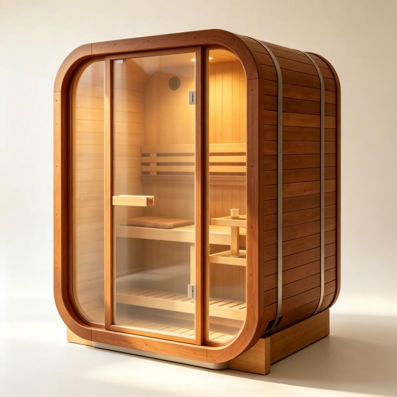 Kabin Sauna Mewah Kustom Kayu  - Spa Wellness Gym ulasan dan harga