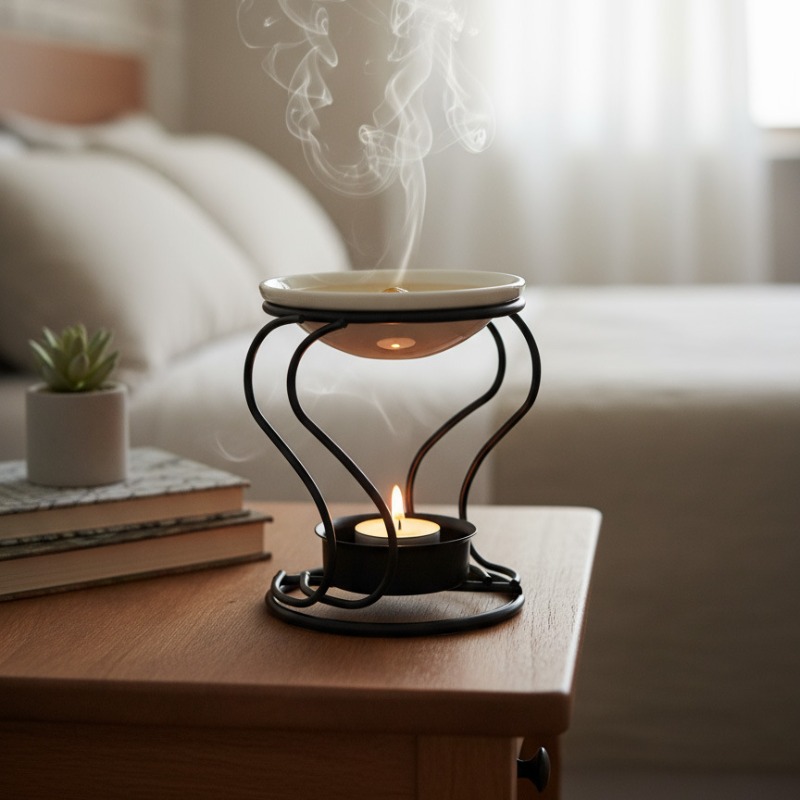 Pemanas Lilin Keramik Tealight - Wax Warmer ulasan dan harga