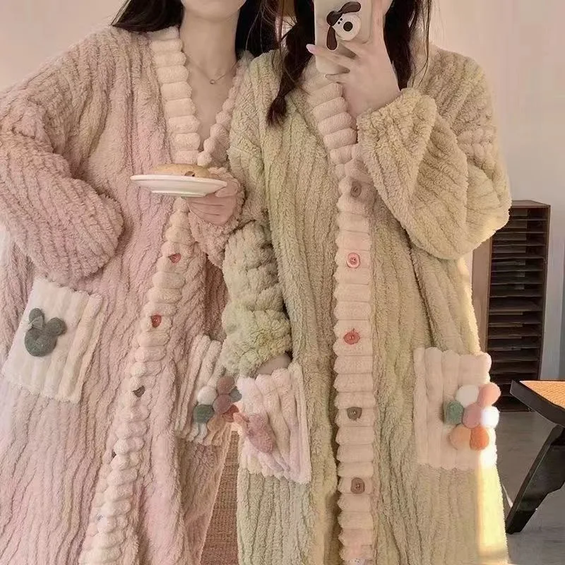 Gaun Tidur Wanita Berlapis Teb - Bathrobe ulasan dan harga
